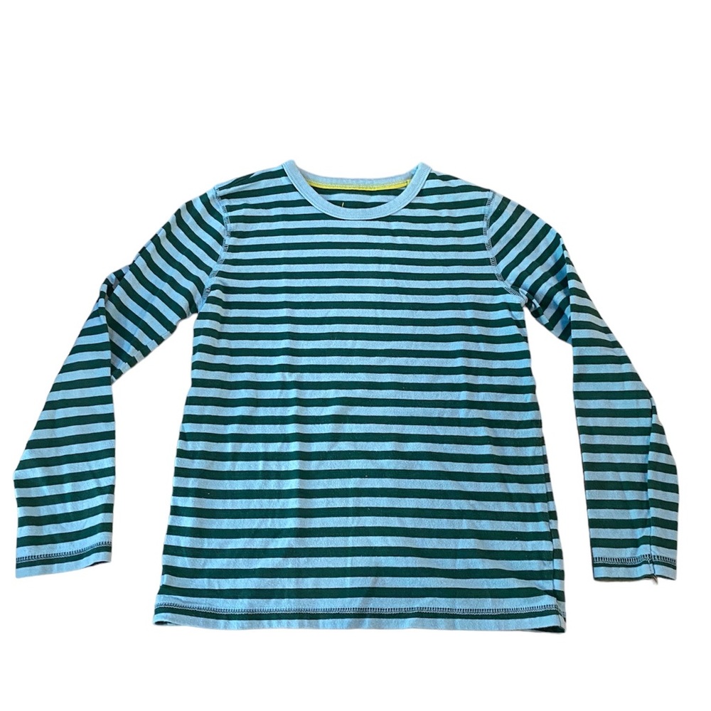 Mini Boden stripes boys long sleeve shirt size 9-10